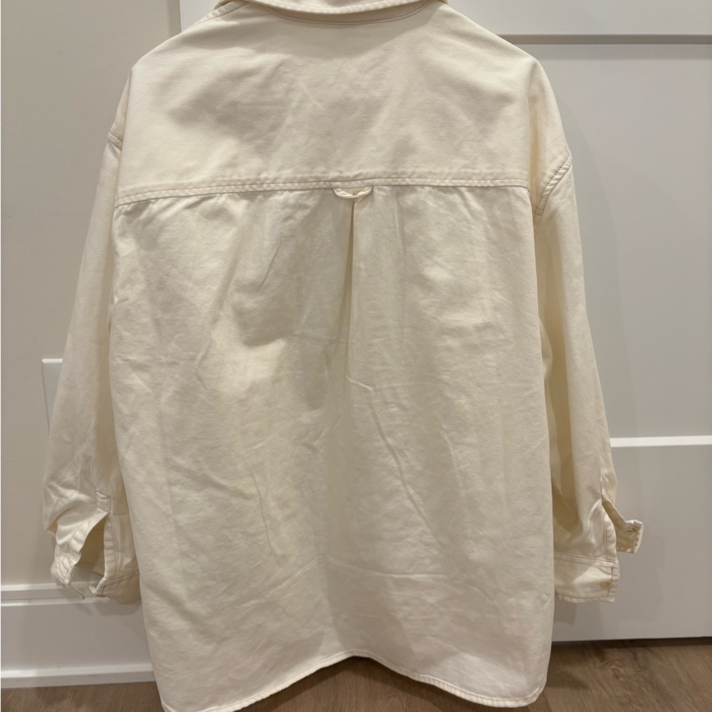 Old Navy White Button Down Shirt - Picture 5 of 7